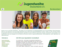 Tablet Screenshot of jugendweihe.de